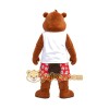 Happy Lightweight Beaver Mascot Costume Happy Lightweight Beaver Mascot Costume
