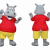 Happy Hippo Mascot Costume For Adult
