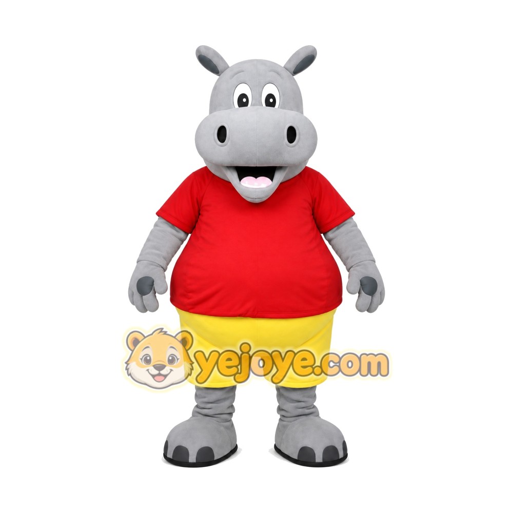 Happy Hippo Mascot Costume For Adult Happy Hippo Mascot Costume For Adult