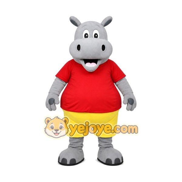Happy Hippo Mascot Costume For Adult