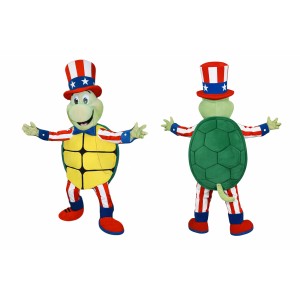 USA Themed Turtle Mascot Costume
