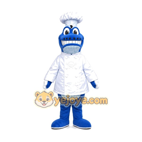 The Chef Whale Mascot Costume