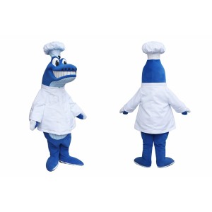 The Chef Whale Mascot Costume