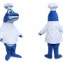 The Chef Whale Mascot Costume