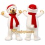 Happy Polar Bear Mascot Costume