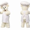 Chef Polar Bear Mascot Costume
