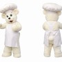 Chef Polar Bear Mascot Costume