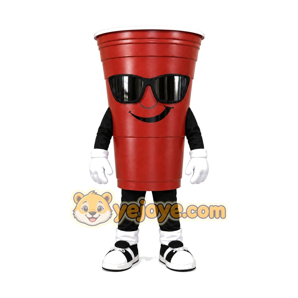 Red Cup Mascot Costume