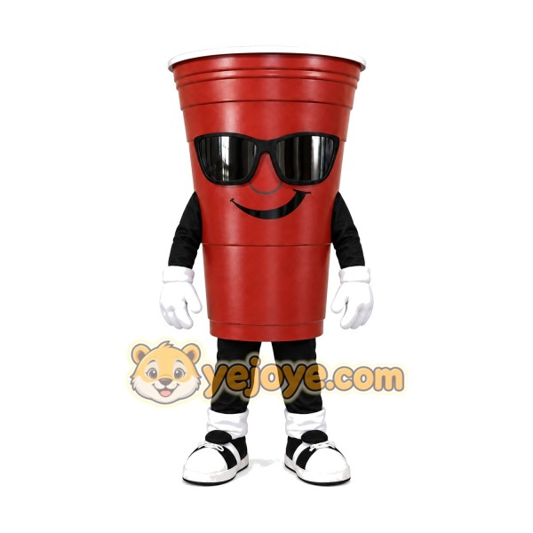 Red Cup Mascot Costume