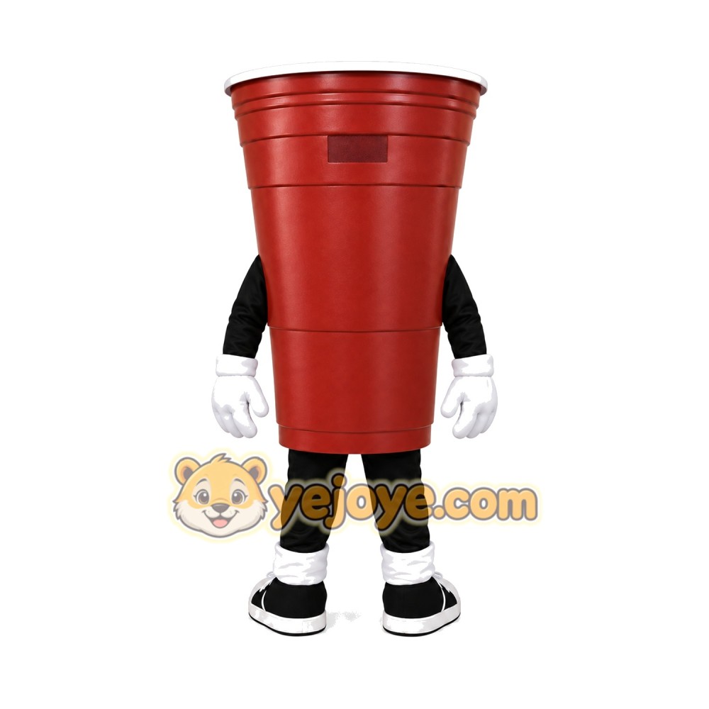 Red Cup Mascot Costume