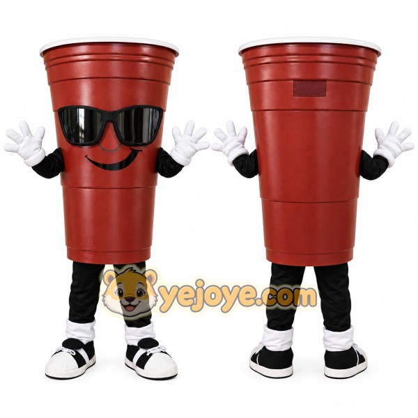 Red Cup Mascot Costume
