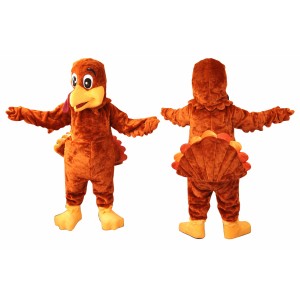 Friendly Turkey Mascot Costume