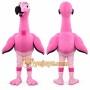 Friendly Flamingo Mascot Costume