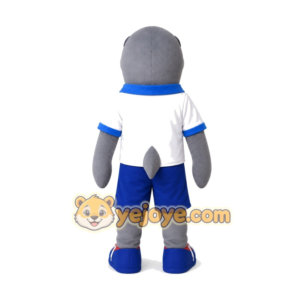 Happy Dolphin Mascot Costume Happy Dolphin Mascot Costume