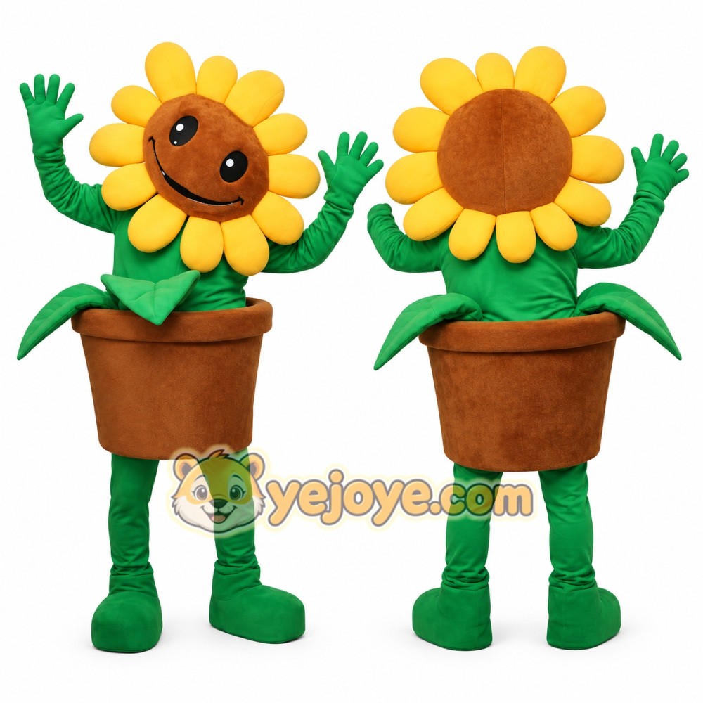 Happy Sunflower Mascot Costume