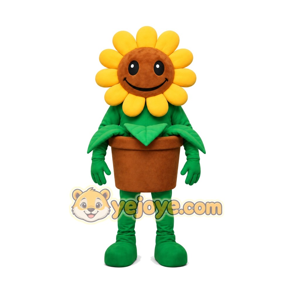 Happy Sunflower Mascot Costume