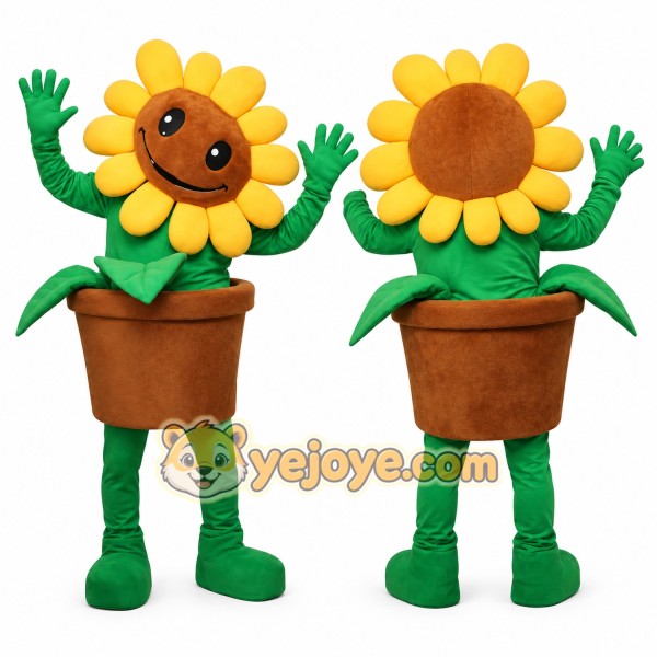 Happy Sunflower Mascot Costume