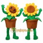 Happy Sunflower Mascot Costume