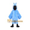 Happy Blue Parrot Mascot Costume Happy Blue Parrot Mascot Costume