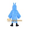 Happy Blue Parrot Mascot Costume Happy Blue Parrot Mascot Costume