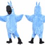 Happy Blue Parrot Mascot Costume