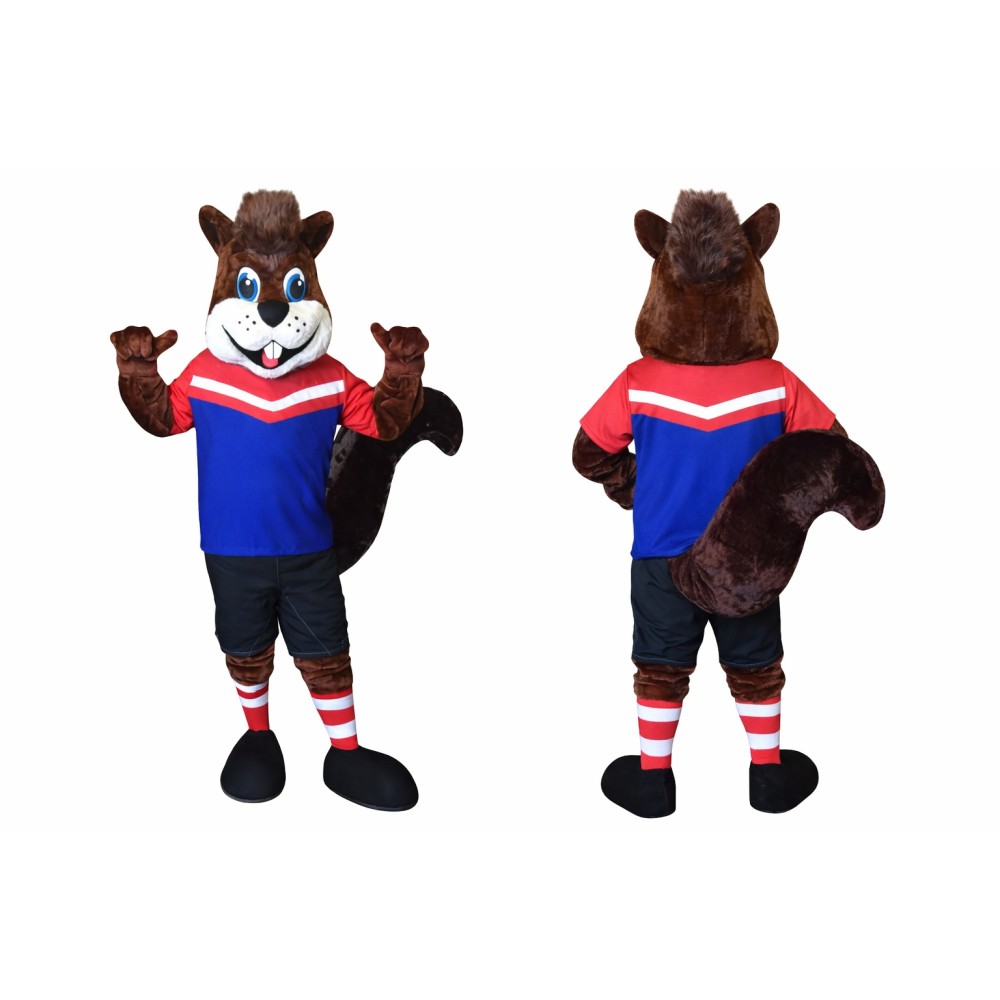 Sport Squirrel Mascot Costume
