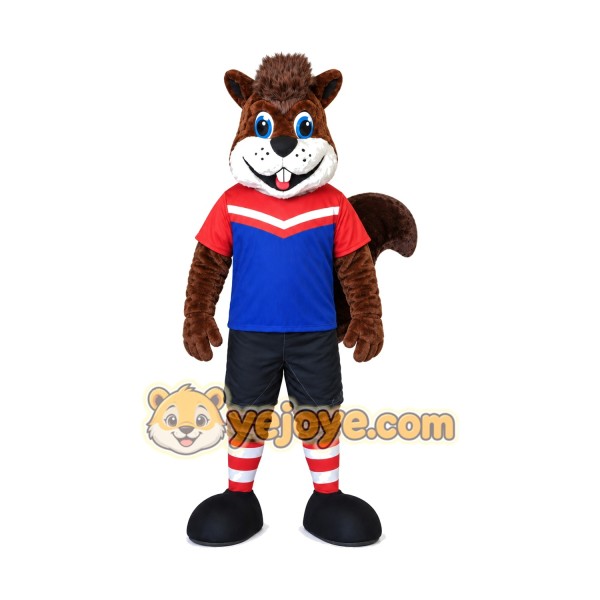 Sport Squirrel Mascot Costume