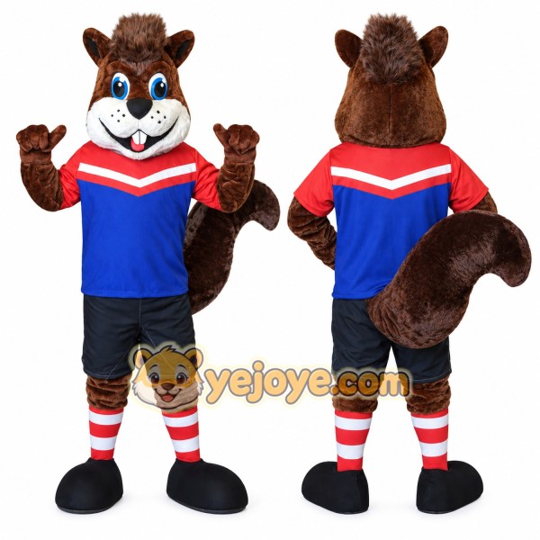Sport Squirrel Mascot Costume