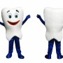 Happy Lightweight Tooth Mascot Costume