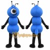 Happy Blue Ant Mascot Costume