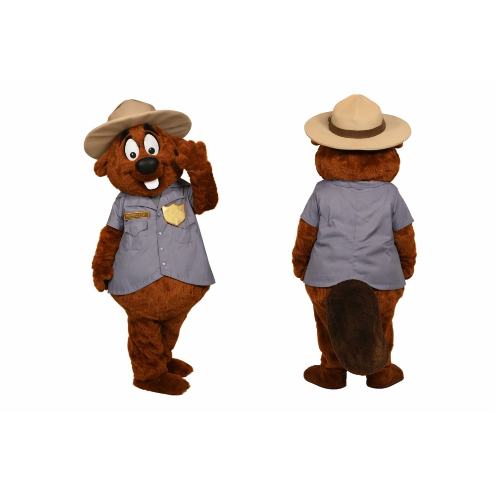 Police Beaver Mascot Costume