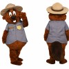 Police Beaver Mascot Costume