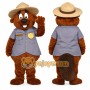 Police Beaver Mascot Costume