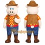 Happy Pig Mascot Costume