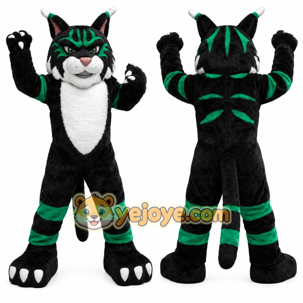 Realistic Lightweight Wildcat Mascot Costume Realistic Lightweight Wildcat Mascot Costume