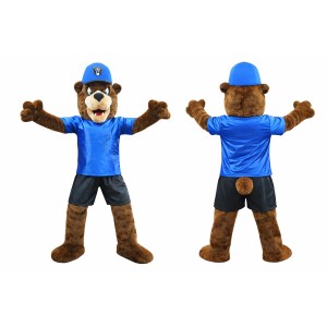 Sport Lightweight Bear Mascot Costume For Adult