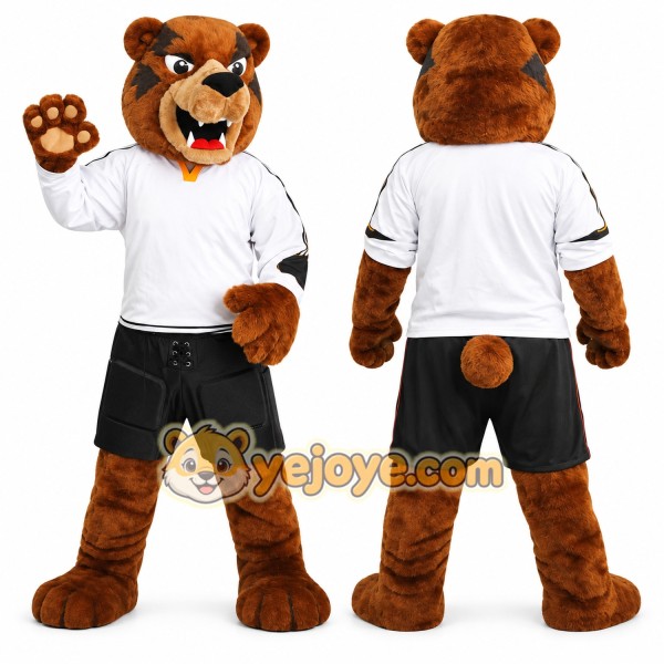 Fierce Bear Mascot Costume For Adult