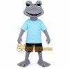 The gray frog Mascot costume color is customizable