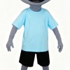 The gray frog Mascot costume color is customizable
