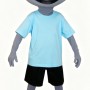 The gray frog Mascot costume color is customizable