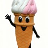 Ice cream cone cartoon Mascot costume