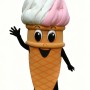 Ice cream cone cartoon Mascot costume