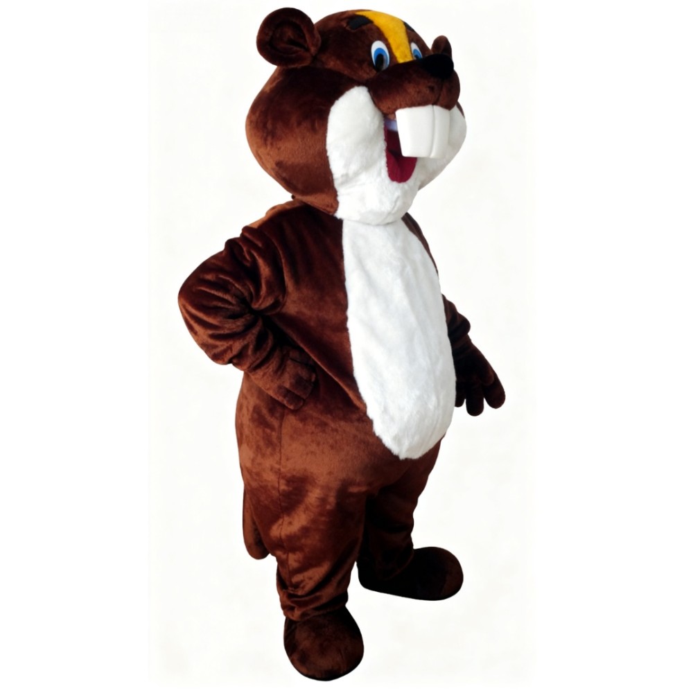 Beaver cartoon Mascot costume