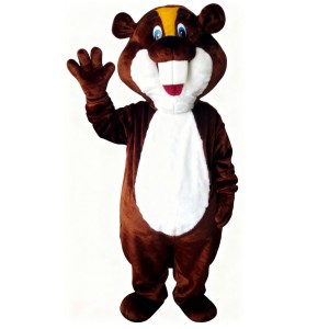 Beaver cartoon Mascot costume