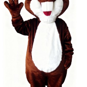 Beaver cartoon Mascot costume