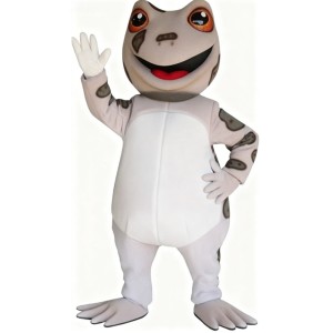 Frog cartoon mascot costume