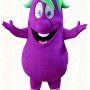 Purple eggplant cartoon Mascot costume