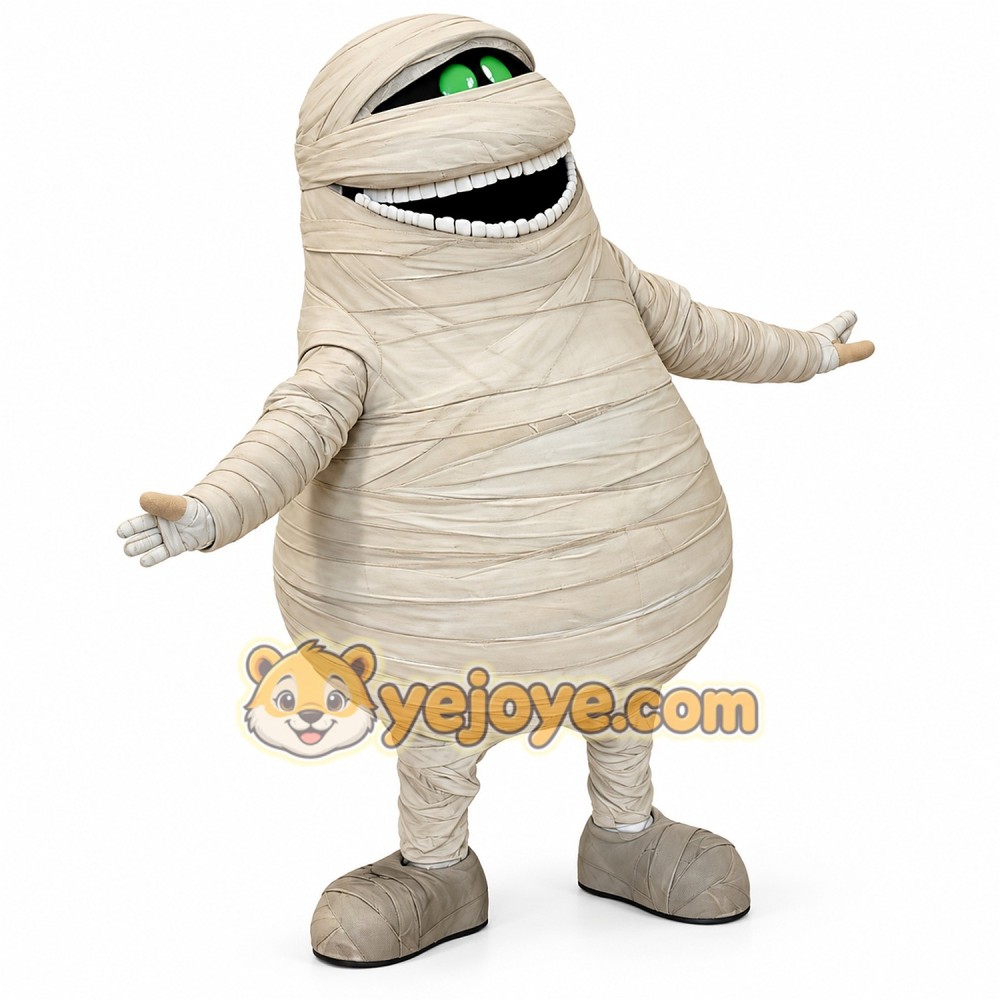 Cartoon mummy mascot costume Cartoon mummy mascot costume