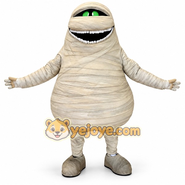 Cartoon mummy mascot costume