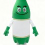 Green Coke Bottle Cartoon Mascot Costume